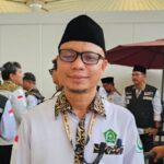 Direktur Layanan Haji Luar Negeri Subhan Cholid, menjelaskan proses murur bagi jamaah haji Indonesia. Foto: Kemenag
