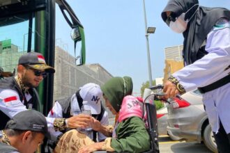 Jamaah haji Indonesia bersiap menuju Arafah untuk melakukan wukuf. Foto: Kemenag