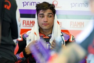 Bintang Pramac Ducati, Jorge Martin dihukum penalti 3 posisi di MotoGP Belanda 2024. (Foto: REUTERS)