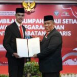 Jens Raven resmi menjadi warga negara Indonesia. Foto: PSSI