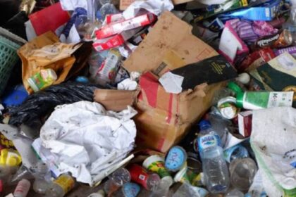 Ilustrasi sampah yang dibersihkan Pemkot Jakpus pasca HUT Jakarta.(Foto dok Dinas LH)