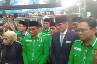 Sandiaga Uno saat pertama kali bergabung ke PPP.(Foto dok ipol.id)