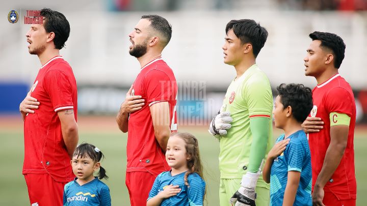 Timnas Indonesia hanya bermain imbang dengan Tanzania dalam laga uji coba jelang Kualifikasi Piala Dunia 2026 Zona Asia. Foto: Timnas Indonesia