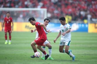 Asnawi Mangkualam dkk menyerah, 0-2 dari negara yang dijuluki Negeri 1001 Malam itu dalam pertandingan yang disaksikan 60 ribu lebih di Stadion Utama GBK, Senayan, Jakarta, Kamis (6/6).