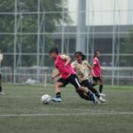 Tampak sejumlah pemain Timnas Wanita Indonesia melakukan latihan saat pemusatan latihan di Jakarta. Foto: PSSI