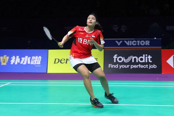 Tunggal putri Indonesia, Komang Ayu Cahya Dewi menang di babak 32 besar Australia Open 2024. (Foto: PBSI)