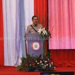 Wakapolri Komjen Agus Andrianto saat menyampaikan arahan Kapolri dalam pidato sambutan di hadapan wisudawan STIK-PTIK, Kamis (20/6/2024). Foto: Humas polri