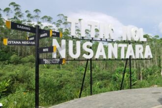 Ilustrasi Ibukota Nusantara (IKN) yang saat ini terus bebenah.(foto dok Otorita IKN)