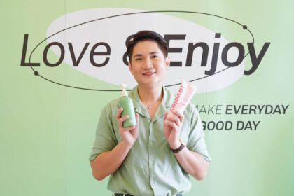 Brand Director lavojoy Indonesia Dickson Leo di acara 2nd Anniversary lavojoy Indonesia.