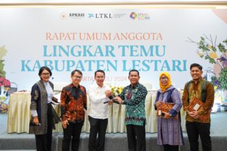 Lingkar Temu Kabupaten Lestari (LTKL) mengadakan acara Sustainable District Outlook 2024 dengan tema "Transformasi Kabupaten Lestari Menuju Visi Indonesia 2045: Aksi, Inovasi, dan Kolaborasi. (Istimewa)