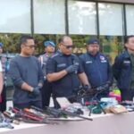 Kapolres Metro Jakarta Utara Kombes Gidion Arif Setiawan dalam jumpa pers di kantornya, Sabtu (13/7/2024). Foto: Tangkap layar YT