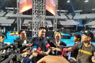 Menpora Dito Ariotedjo sendiri mengakui kalau cabang olahraga wushu memiliki program dan effort yang besar dalam mencari atlet junior. Foto/Ipol/bambang