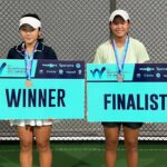 Ali Da Costa dan Anjali Kirana Runer -Up Pusaka ITF World Tennis Tour Junior Jakarta