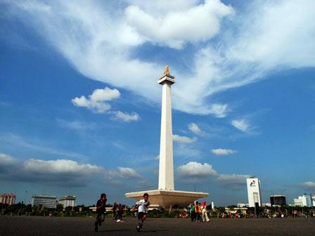 Monumen Nasional bakal menjadi aset pemerintah pusat meski ibukota pindah.(Foto dok pemprov)