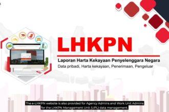 Ilustrasi penyerahan LHKPN pejabat melalui website resmi pemerintah. Foto: Dok KPK