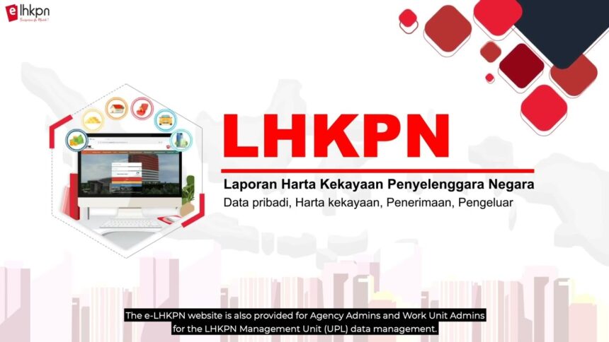 Ilustrasi penyerahan LHKPN pejabat melalui website resmi pemerintah. Foto: Dok KPK