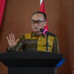 Prof Zudan Arif Fakrulloh, memberi kuliah umum di IPDN Gowa. Foto: dok humas