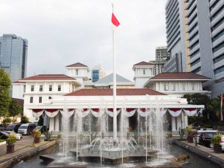 Ilustrasi gedung Balaikota DKI Jakarta di kawasan Jakarta Pusat.(Foto dok pemprov)