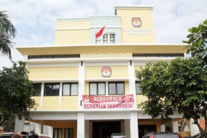 Ilustrasi gedung KPU DKI di kawasan Jalan Salemba Raya, Jakarta Pusat.(foto dok pemprov)