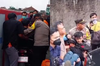 Heboh kabar Driver Ojol di Tasikmalaya dikira tewas, Polisi siapkan kantong mayat, ternyata masih hidup. Foto: IG, @memomedsos (tangkap layar)