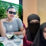 Viral sosok wanita bercadar diduga Wanda Hara didalam kajian Ustadz Hanan Attaki. Foto: IG, @mygigsmedia (tangkap layar)