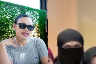 Viral sosok wanita bercadar diduga Wanda Hara didalam kajian Ustadz Hanan Attaki. Foto: IG, @mygigsmedia (tangkap layar)