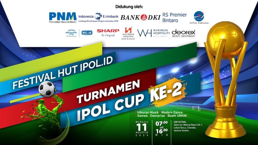 Hadiah puluhan juta siap meriahkan Festival Turnamem Futsal IPOL CUP ke-2 , sekaligus sambut HUT ke-4 Ipol.id. Foto: ipol.id