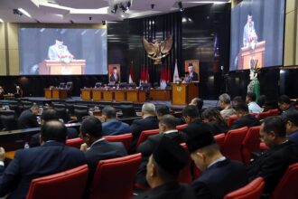 Sidang paripurna DPRD DKI terkait dengan anggaran 2023.(Foto dok setwan DPRD DKI)