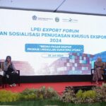 Lembaga Pembiayaan Ekspor Indonesia (LPEI) terus mendukung dan meningkatkan potensi ekspor provinsi Sumatera Utara dengan kembali menyelenggarakan forum pertemuan bersama para eksportir unggulan Sumatera Utara dalam acara "LPEI Export Forum dan Sosialisasi Program Penugasan Khusus Ekspor 2024" pada Kamis (25/7/2024). Foto: Dok LPEI