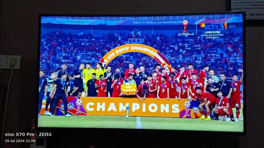 Bungkam Thailand, Indonesia juara Piala AFF U-19. Foto/ist