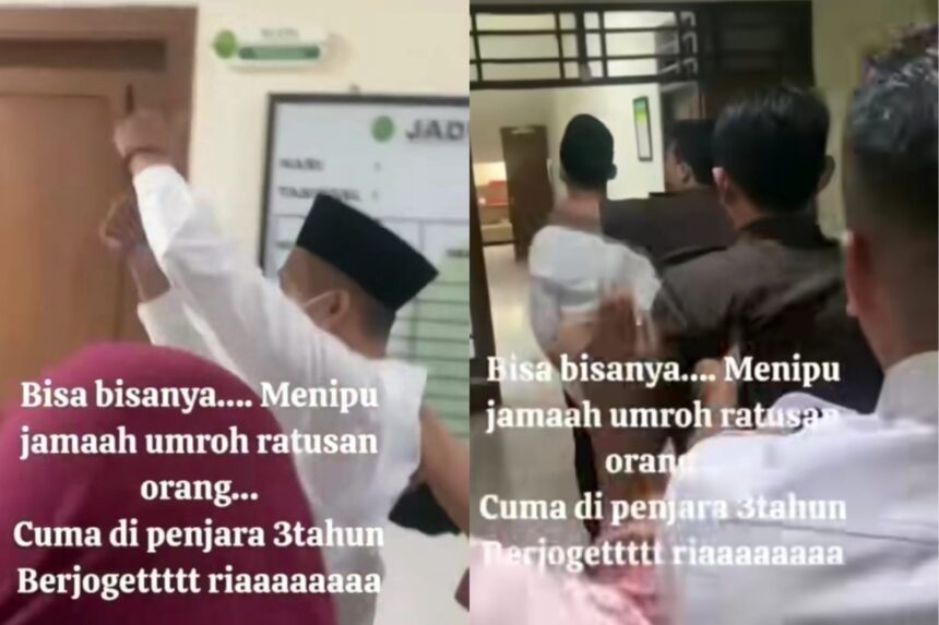 Bos Travel Umrah Joget setelah Divonis 3 Tahun Penjara. Foto: IG, @majeliskopi08 (tangkap layar)