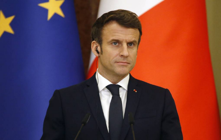 Presiden Prancis Emmanuel Macron menegaskan dukungannya terhadap Ukraina. Foto: TASS