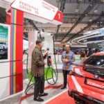 Direktur Utama Pertamina Patra Niaga, Riva Siahaan pada opening ceremony GIIAS yang dibuka oleh Wakil Presiden RI Ma'ruf Amin pada Kamis (18/7/2024) pagi, di ICE BSD City, Tangerang. Foto: Dok Pertamina