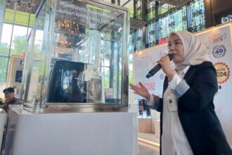 Sharp Elektronik Indonesia merilis air purifier terbaru yaitu Sharp Purefit mini series di Hutan Kota di kawasan Gelora Bung Karno (GBK), Senayan, Jakarta Pusat, Rabu (3/7/2024). Purefit mini series ramah lingkungan melengkapi line-up Air Purifier Purefit sebelumnya. Foto: Joesvicar Iqbal/ipol.id