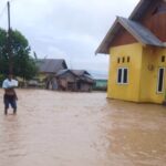 Kondisi wilayah terdampak banjir di Kabupaten Gorontalo, Provinsi Gorontalo, Rabu (24/7/2024). Pada Kamis (25/7/2024) hari ini, banjir berangsur surut. Foto: BPBD Kabupaten Gorontalo