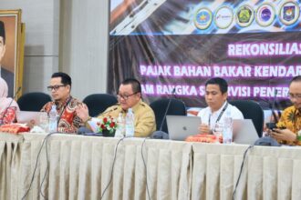 Ditjen Bina Keuangan Daerah (Keuda) Kemendagri) menggelar Rapat Rekonsiliasi Data Penerimaan Pajak Bahan Bakar Kendaraan Bermotor. Foto: Ist