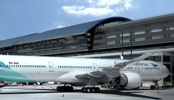 Tampak salah satu armada Garuda Indonesia. Foto: Garuda Indonesia