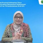 Sekretaris Daerah Provinsi Kalimantan Timur dalam Konferensi Pers "Kesiapan Pemerintah Provinsi Kalimantan Timur dan Masyarakat Lokal dalam Menyambut Pelaksanaan Upacara Bendera HUT ke-79 Kemerdekaan RI di IKN", Kamis (18/7/2024). Foto: Ist