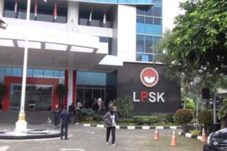 Gedung Lembaga Perlindungan Saksi dan Korban (LPSK) di Jalan Raya Bogor, Ciracas, Jakarta Timur. Foto: Joesvicar Iqbal/ipol.id