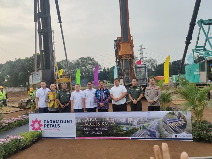 Pembangunan jalan tol akses langsung KM25 Tangerang resmi dimulai.