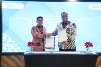 PT Asuransi BRI Life dan PT Permodalan Nasional Madani (PMN), melakukan sinergi dalam rangka optimalisasi BRI Group. Foto: ist