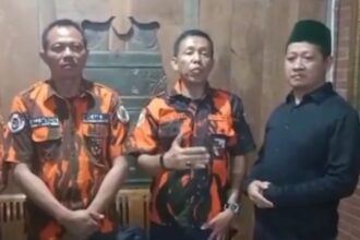 Viral video permintaan maaf Wisnu mengaku dirinya sebagai Ketua Pemuda Pancasila Kabupaten Semarang. Foto: X, @bacottetangga (tangkap layar)