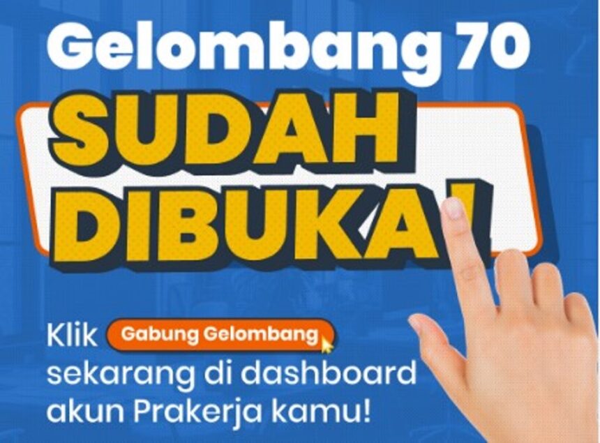 Kartu Prakerja Gelombang 70