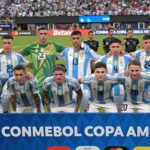 Timnas Argentina yang berhasil maju ke final Copa America 2024. Foto: tangkapan layar X @Messismo10