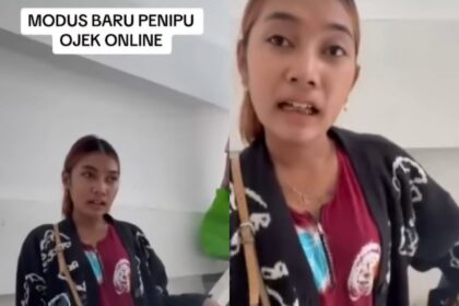 wanita penipuan ojol ok