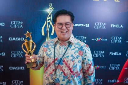Wakil Bupati Kutai Kartanegara Rendi Solihin meriah Anugerah Inspiratif Liputan6.com. Foto: Ist