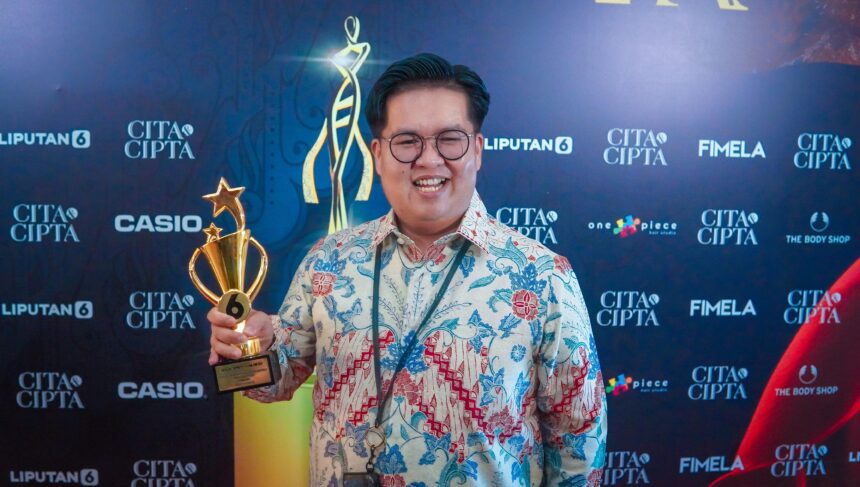 Wakil Bupati Kutai Kartanegara Rendi Solihin meriah Anugerah Inspiratif Liputan6.com. Foto: Ist