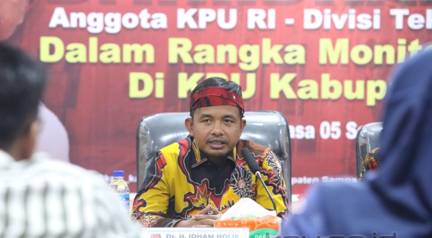 Ketua Divisi Teknis KPU RI Idham Holik