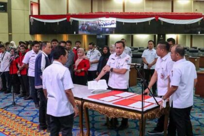 Gladi kotor jelang pelantikan 106 anggota DPRD DKI Jakarta periode 2024-2029.(Foto dok setwan DPRD DK
