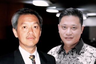 Tomy Winata dan Tommy Hermawan Lo. Foto: Grup WA pewarta Jakarta